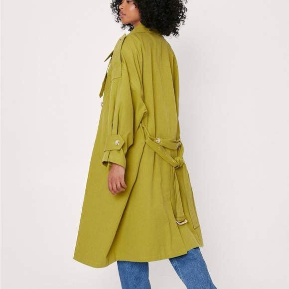 Petite Oversized Trench Coat - Picture 3 of 3